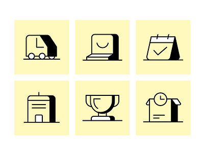 Goblee Icons | Iconography agenda icon branding calendar icon computer icon duotone icons icon system iconography icons illustration illustrator line icon logistics icon monitor icon monoline monoline icons office icon shipping icon truck icon vector winner