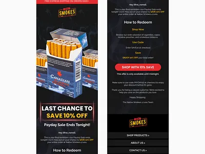 Last chance email design email design email marketing email template figma email design html email klaviyo email last chance email mailchimp email modern email native smokes newsletter design psd to html responsive email trendy email design