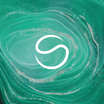 S + Pearl + Wave beauty branding cosmetics creative design elegant feminine letter s logo minimal ocean pearl s logo skincare vector water wave