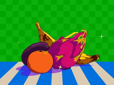 360 360 animation art design fruits illustration sajid stilllife