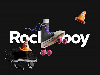 Rocketboy Design 3d animation branding identity motion graphics rboy rocketboy visual