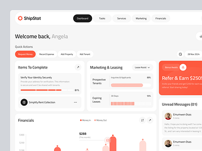 Property Management Web UI b2b dashboard dashboard design inventory management property property listings property management property management dashboard property managing real estate real estate dashboard saas sale dashboard tenant management user interface design web app web ui