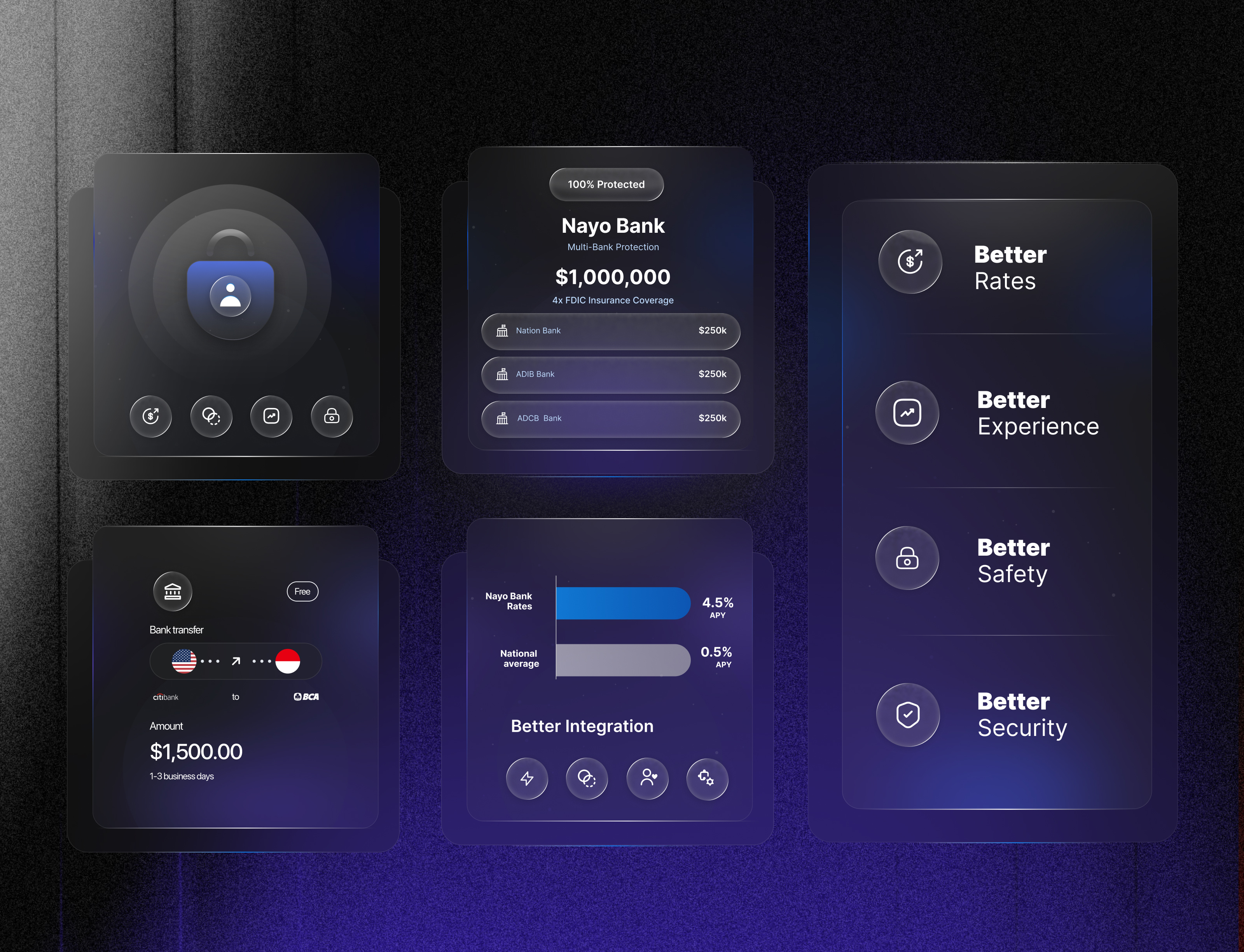 Banking Components Design app apple landing page banking banking website branding components creative landing page design expert landing page glassy componetns illustration interface landinga page ux ui minimal mobile app modern glassy ux ui designer ui uiux ux website and landing