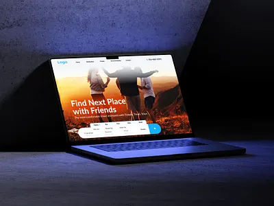 Exclusive Travel Ui design template animation design template bradning kit button design template graphic design interface design travel ui website design