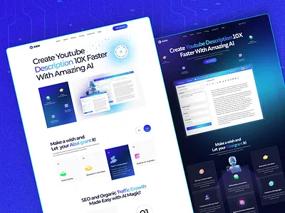 Aizai - SaaS Website Design design figma design landing page minimal design saas saas design saas templates saas website template design ui ui design ux design web design webflow webflow experts webflow saas templates webflow template website website concept website design