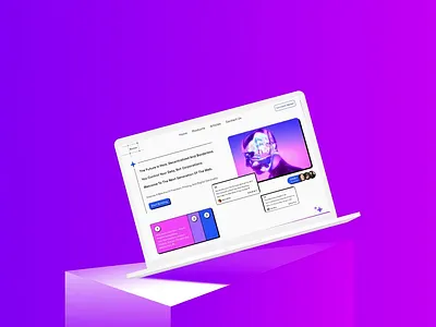 NFT Hero —Digital 🚀 crypto design digital art figma futuristic design hero section nft ui ui design
