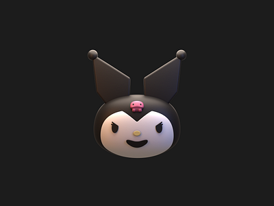 Kuromi - 3D Illustration 3d 3dillustration 3dmodeling 3dobject blender characterdesign cute cutecharacter