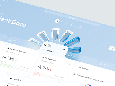 Clerio CRM - Financial AI Assistant account ai app assistant automation b2b business chat client crm dashboard data design interface product saas ui ux web workflow