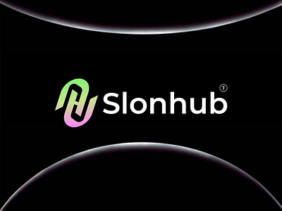 Slonhub"Modern Logo design bitcoin blockchain branding business company icon letter letter logo lettering logo design minimal software web3
