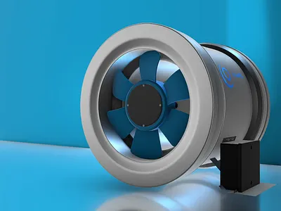 DUCTED FANS 3d animation branding