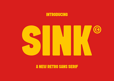 SINK Font brand identity branding classic condensed corporate display font font fonts free font heading headline lettering music package packaging poster retro sans serif title typeface