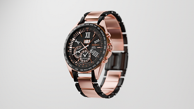 3D product render and cinematic video reveal of the Seiko watch 3d 3dproductvideo 3dwatch 3dwatchrender cinematic motionreveal product productcgi productrender render reveal watch