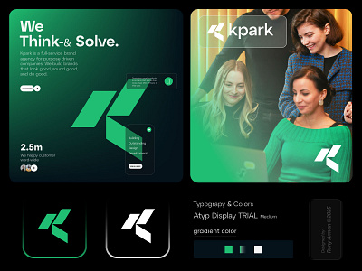 kpark logo & branding brand identity branding logo logo design visual identity