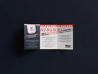 GREG'S PIZZAWORKS Leaflet 2 branding design graphic design illustration logo typography vector visual identity
