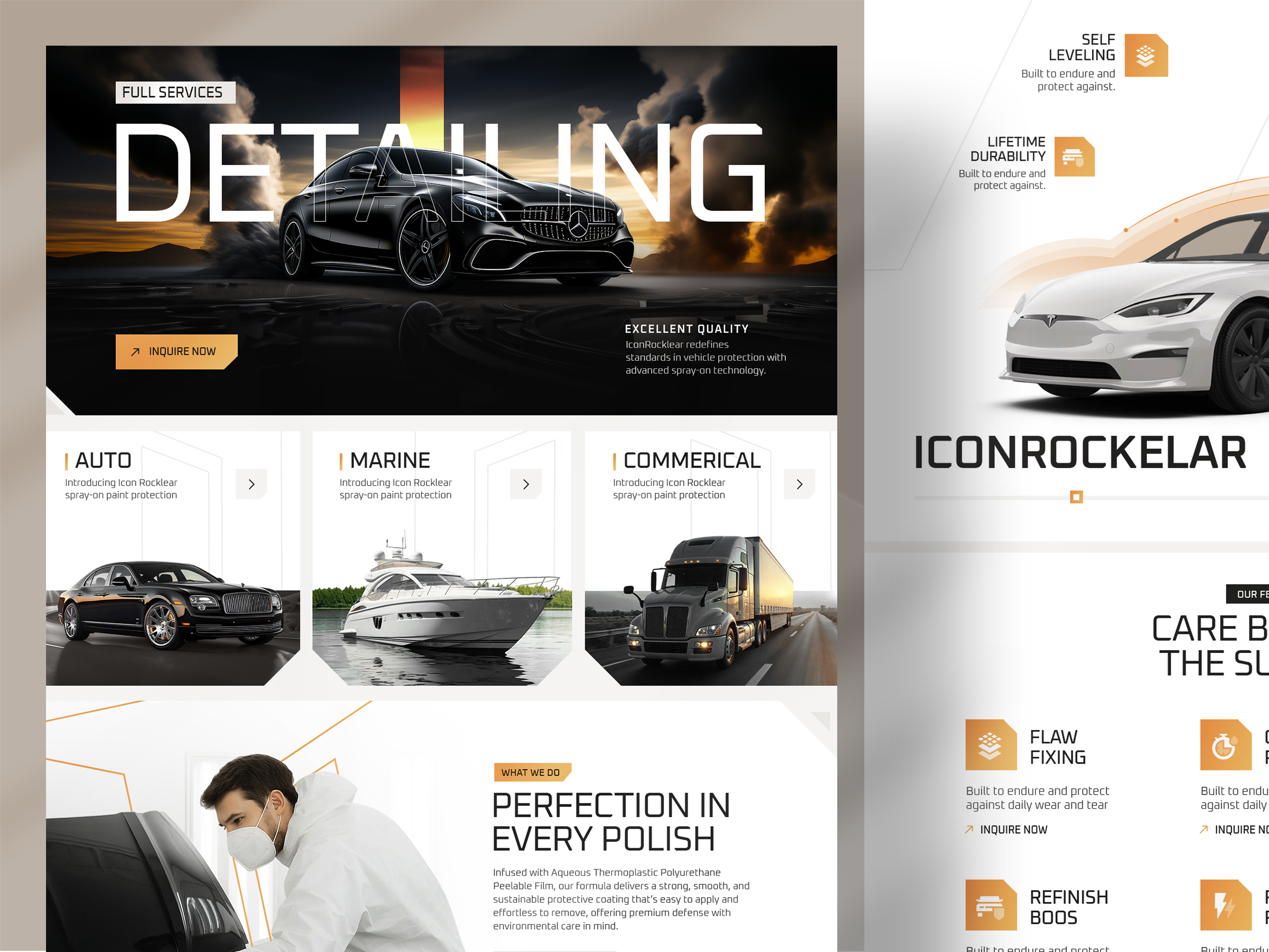 Example of Landing Page Designer