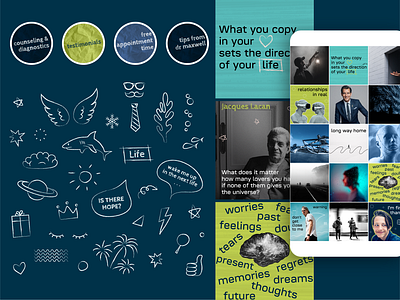 Social Media Kit for adolescent psychiatrist brand design brand identity branding graphic design instagram post templates posts social media social media branding social media kit