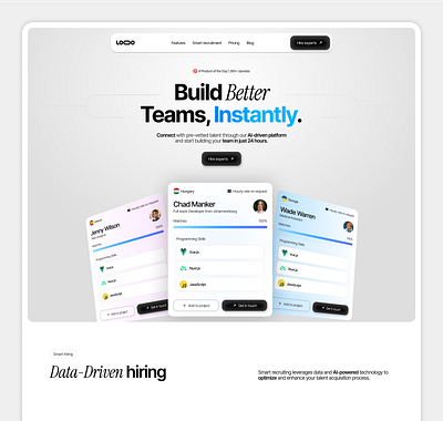 Hero Section Design figma landing page uiuxdesign web web design website