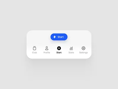 Tab Bar ✨ 123done app bar clean design figma icon set icons minimalism nav tab bar ui