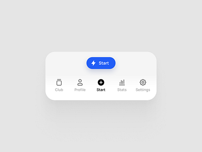 Tab Bar ✨ 123done app bar clean design figma icon set icons minimalism nav tab bar ui
