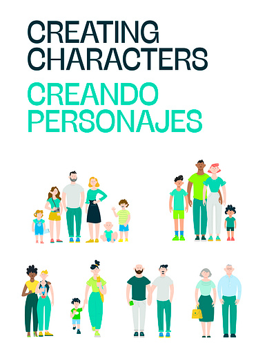 RV character design library branding cute design flat design illustration vector