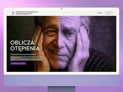 Landing page for NGO company alzheimer conference design healthcare landing page ngo non profit prototyping ui ux web design website