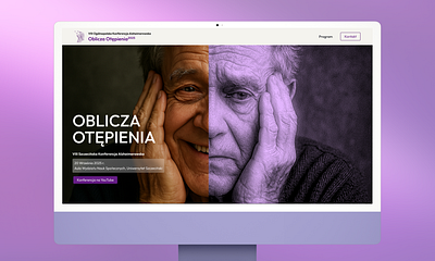 Landing page for NGO company alzheimer conference design healthcare landing page ngo non profit prototyping ui ux web design website