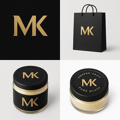 MK – Luxury Minimalist Brand Identity brand identy branding design graphic design logo logo design ui