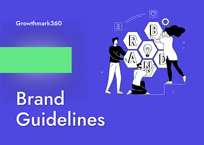 Growthmark 360 Brand Guidelines 2d design branding design graphic design illustration logo vector