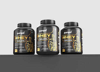 Whey Protein Supplement Label branding bulk gainer dietary supplement graphic design label label designing muscle packaging design product design product label pumpd supplement supplement label whey whey isolate whey protein