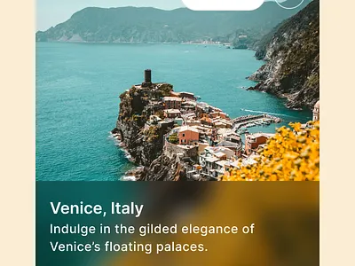 Travel App Card UI app branding design ui ux