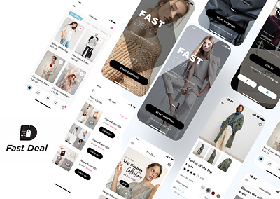 Fast Deal Application brands savings offers fashion fast deal mobile app promotions brands savings offers ui ui kit uiux user interface