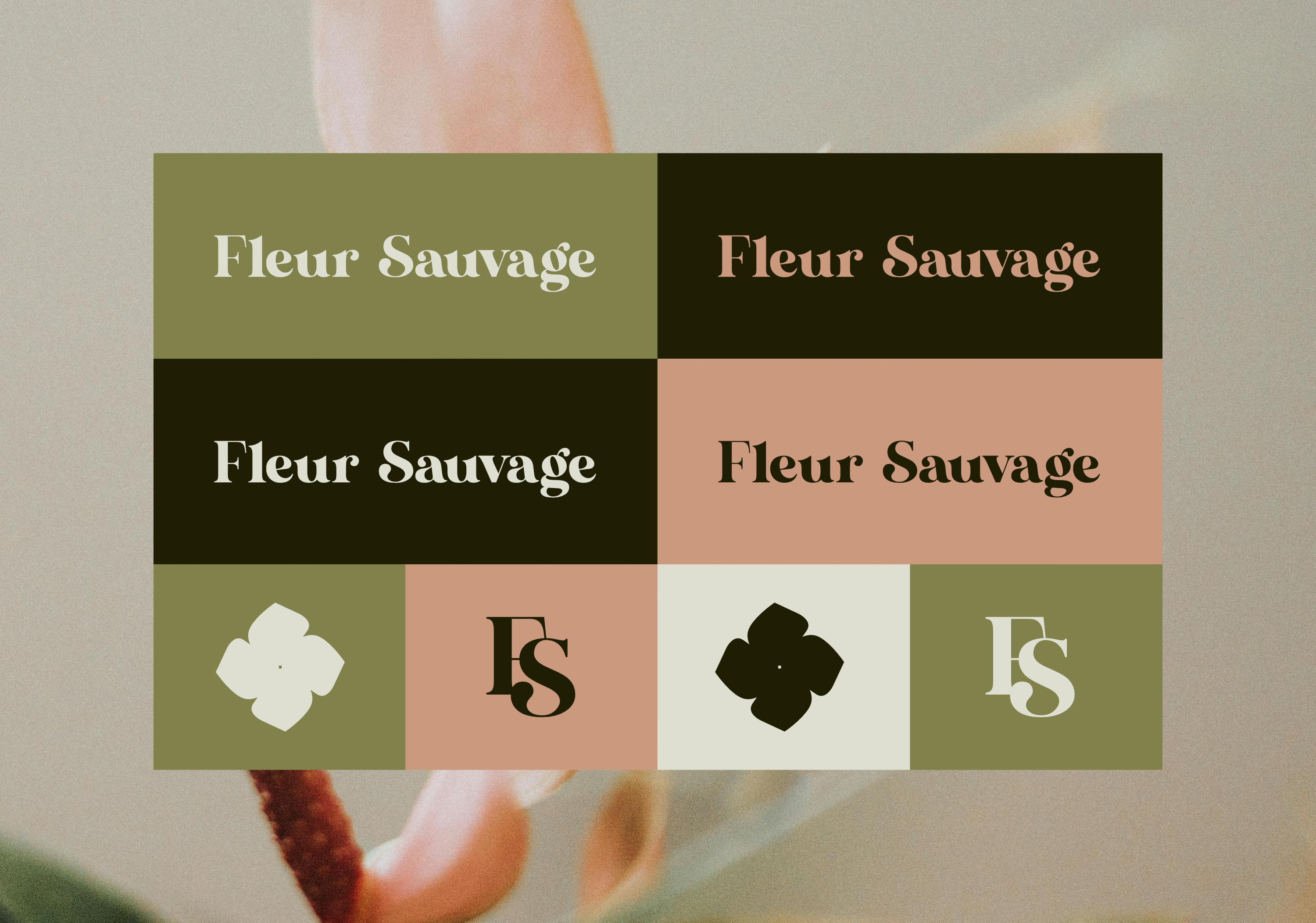 Florist shop brand identity brand design brand identity branding business card design florist brand florist shop brand flowers graphic design icon icon design logo logo design logomark logotype monogram