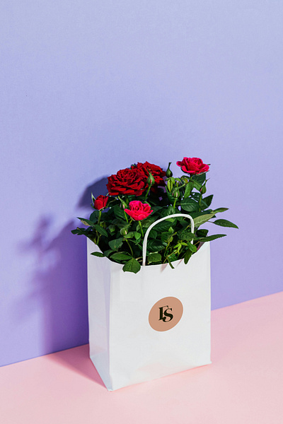 Florist shop brand identity brand design brand identity business card design florist brand florist shop brand logo logo design