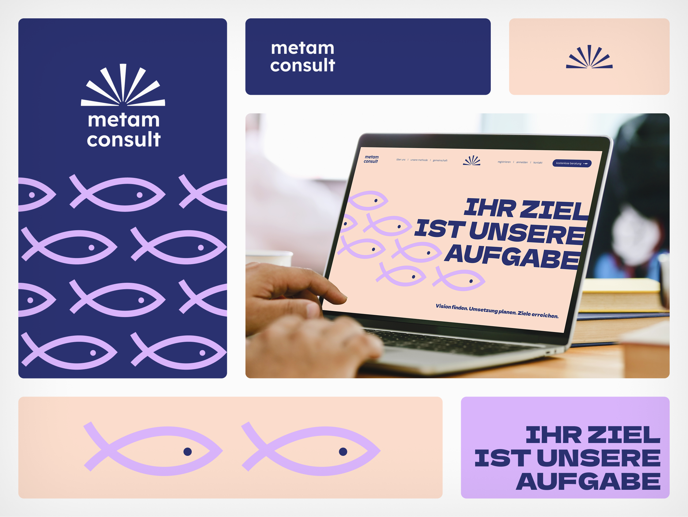 Branding for fundrising hub for Christian businesses: Concept 1 brand book brand designer brand desing brand redesign brand visual identity brandbook branding branding designer consulting corporative style digital branding education fundrising graphic design social visual identity