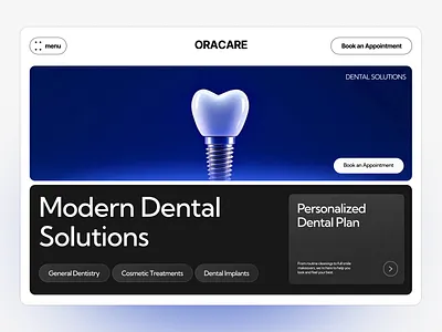 Dental Care Website dental dental care landing page ui ui design uiux user experience user interface ux design web design website