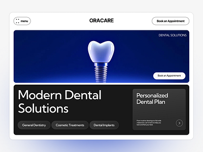 Dental Care Website dental dental care landing page ui ui design uiux user experience user interface ux design web design website