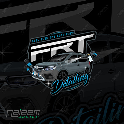 Custom Car Detailing Logo Design with Vehicle Illustration auto detailing logo automotive brand identity automotive logo design car business logo car cleaning logo car detailing company branding car detailing logo car logo vector car wash branding car wash logo illustration custom car logo design custom car wrap logo custom illustration logo exclusive car logo mobile detailing logo modern car logo personal car logo premium detailing logo vehicle illustration logo