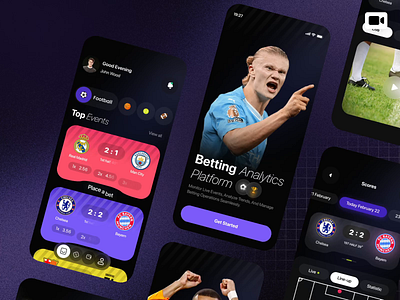 betting sport mobile ui design android android app animation app design application betting app betting ui clean ui exersise fitness ios ios app mobile mobile app mobile app design product design sport sports betting ui ux