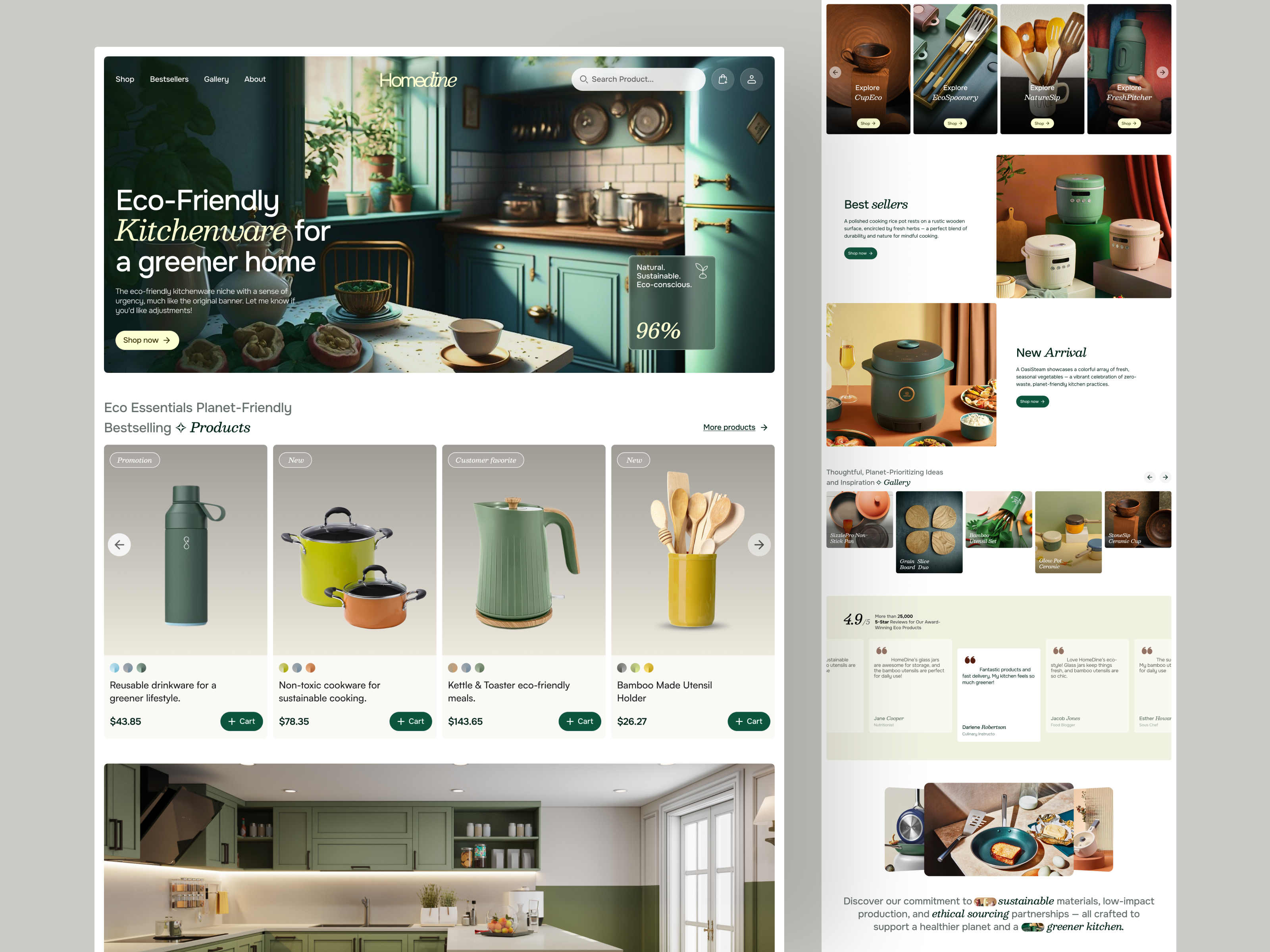 Example of Premium Custom Ecommerce Website Design
