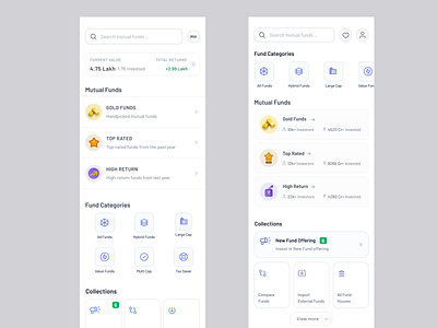 Investment App UI ui ux visualdesign