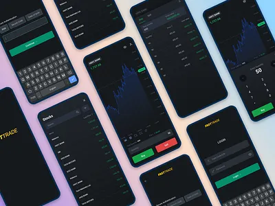 Trading UI ui ux visualdesign