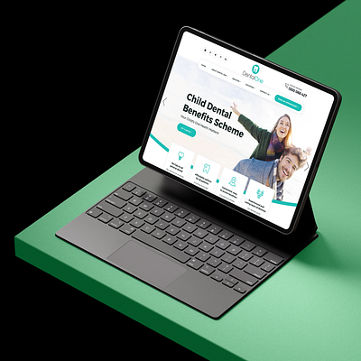 Dental Care Homepage Design blue booking clean dental dental care dental clinic dental website design dentist doctor flat hero homepage homepage ui hospital landing medical web web design webdesign website