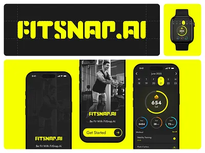FitSnap.Ai App UI 2025 3d adobe illustrator cc adobe photoshop cc ai animation app branding figma fitness graphic design logo mobile app motion graphics trending ui ui design ux design website