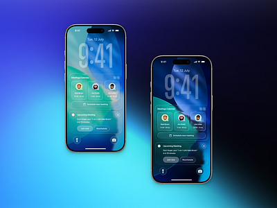 New IOS 26 Notification Center (Liquid Glass Concept) app design cards ui cleanui dailyui ios17 ios26 liquid glass newios trends trendui ui ux