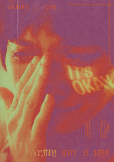 It's Okay. album artwork album design branding content creation design editorial graphic design magazine magazine design poster poster design visual design