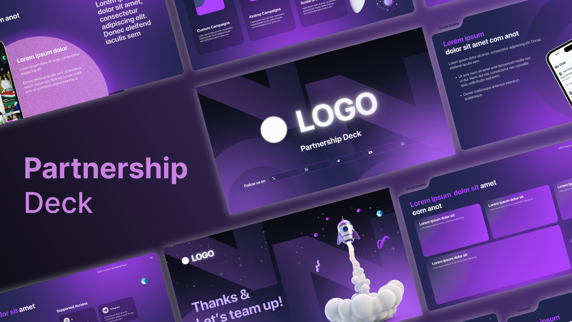 Pitch Deck branding design graphic design logo nonstopversatility pitch deck ui