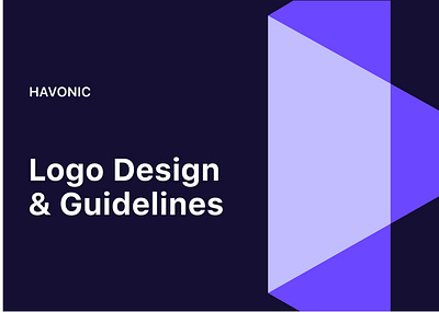 Havonic Logo Guidelines 2d design branding design graphic design illustration logo vector