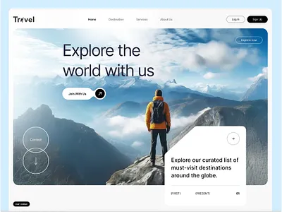 Creative Travel Website Design luggage tour tourist travel travel agent travel app travel places travel places travel web tourism travel web travel web design travel web template travel website development