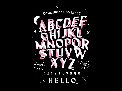 Ouiji Board - Graphic Tee design graphic design graphic tee illustrator ouiji ouiji baord t shirt vector witch