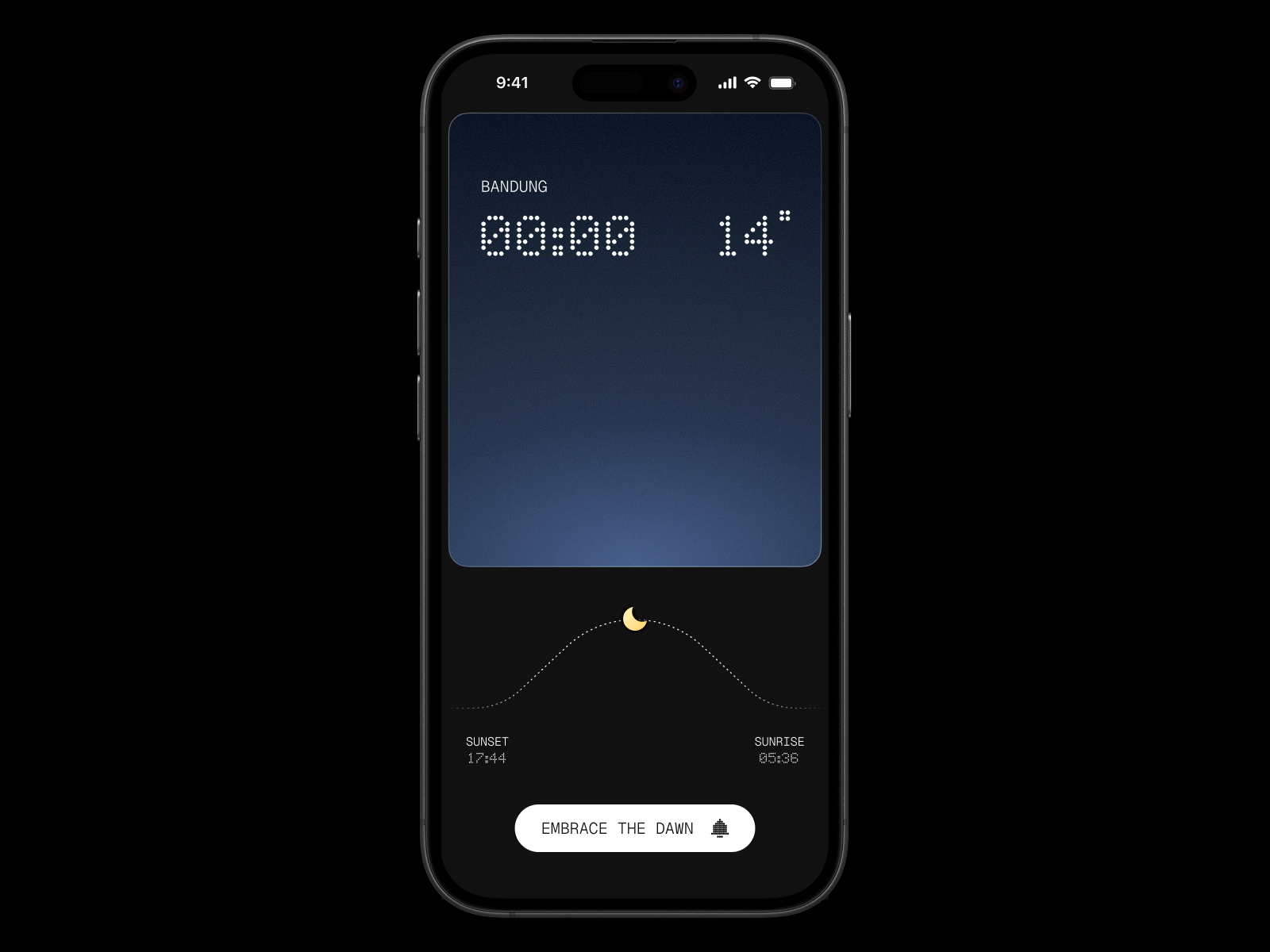 Weather Gradient Time-Based: Dark